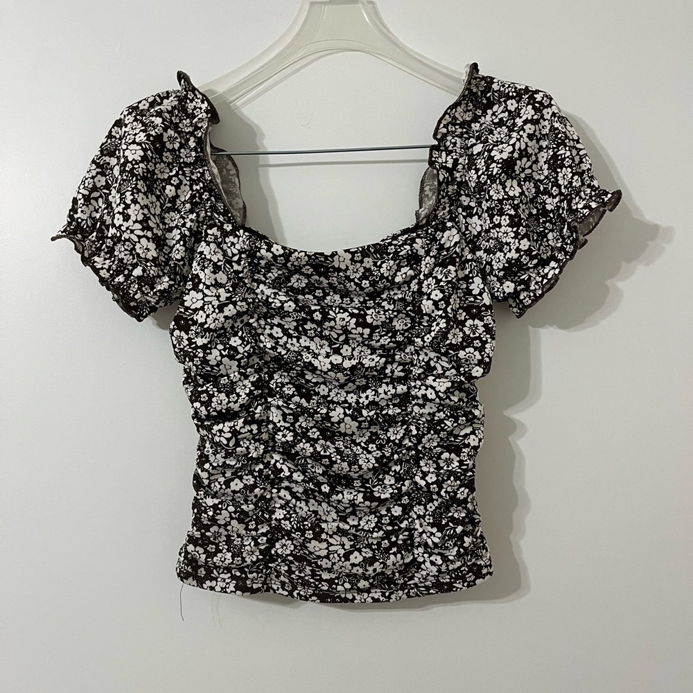 Free w purchase. Moa Moa Crop Blouse